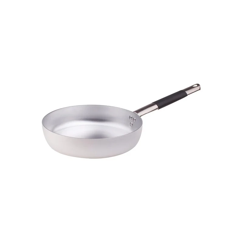Alluminio 3mm Professionale Padella Alta Sauté Con Manico Cool Inox