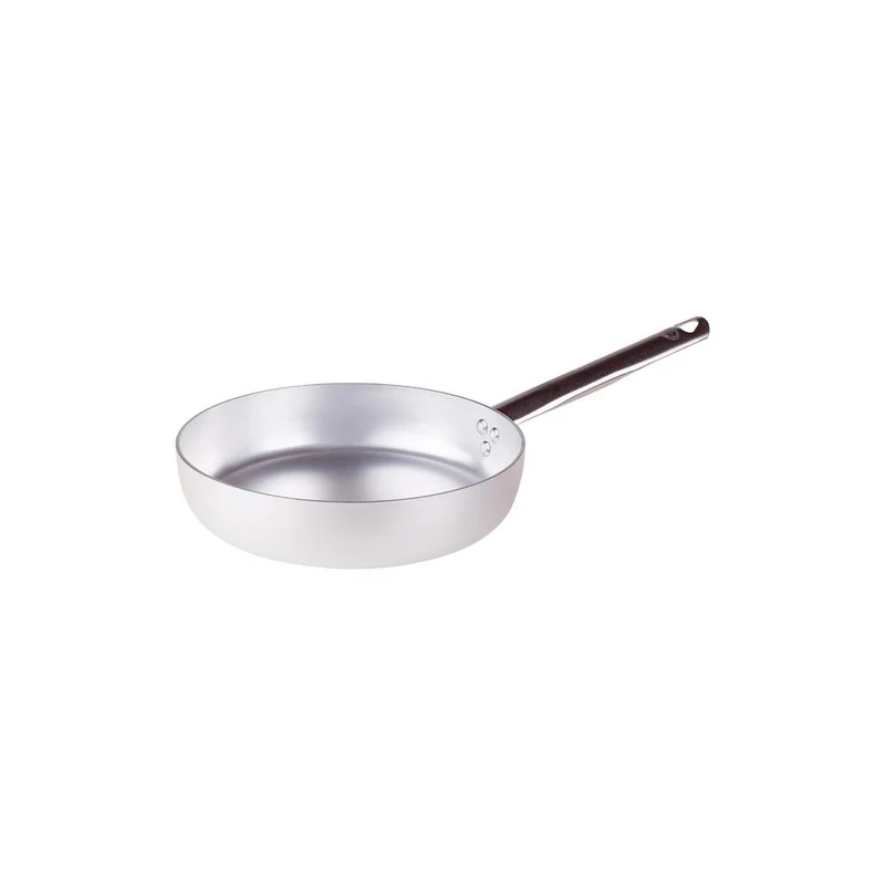 Alluminio 3mm Professionale Padella Alta Sauté Con Manico Tubolare Inox