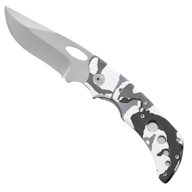 Coltello Da Tasca Ausonia 'Mimetico' | Lama In Acciaio Inox | Lunghezza 20,5 Cm | Manico In Plastica