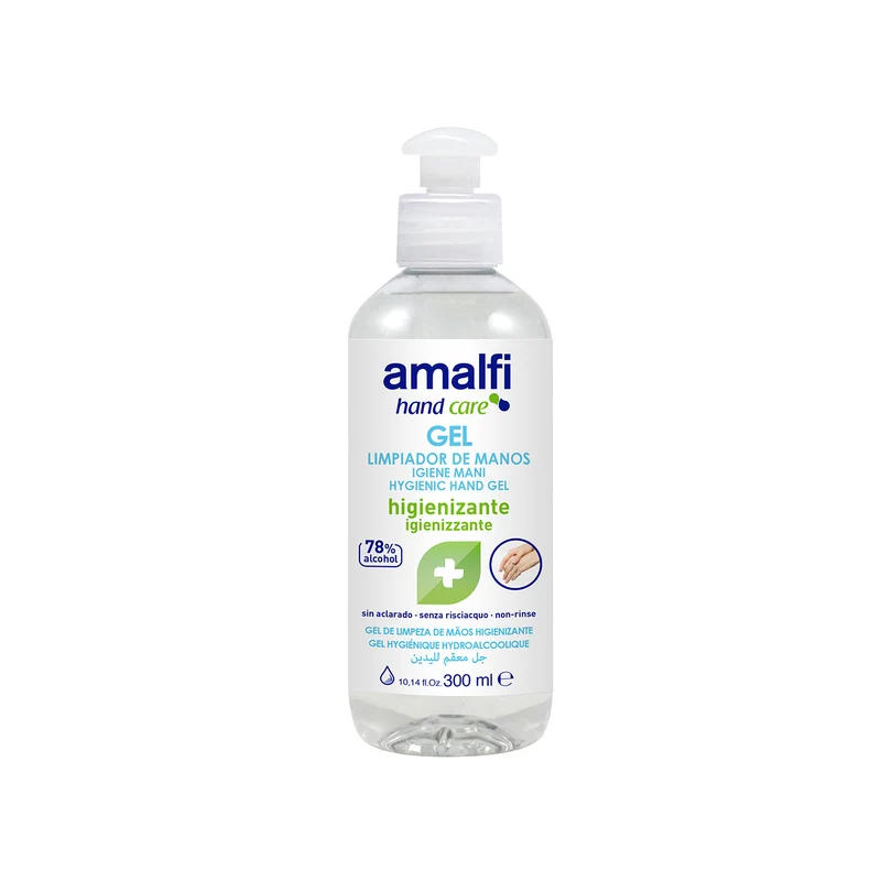 Set da 6 Gel Igienizzante Mani 78% Alcool Da 300ml