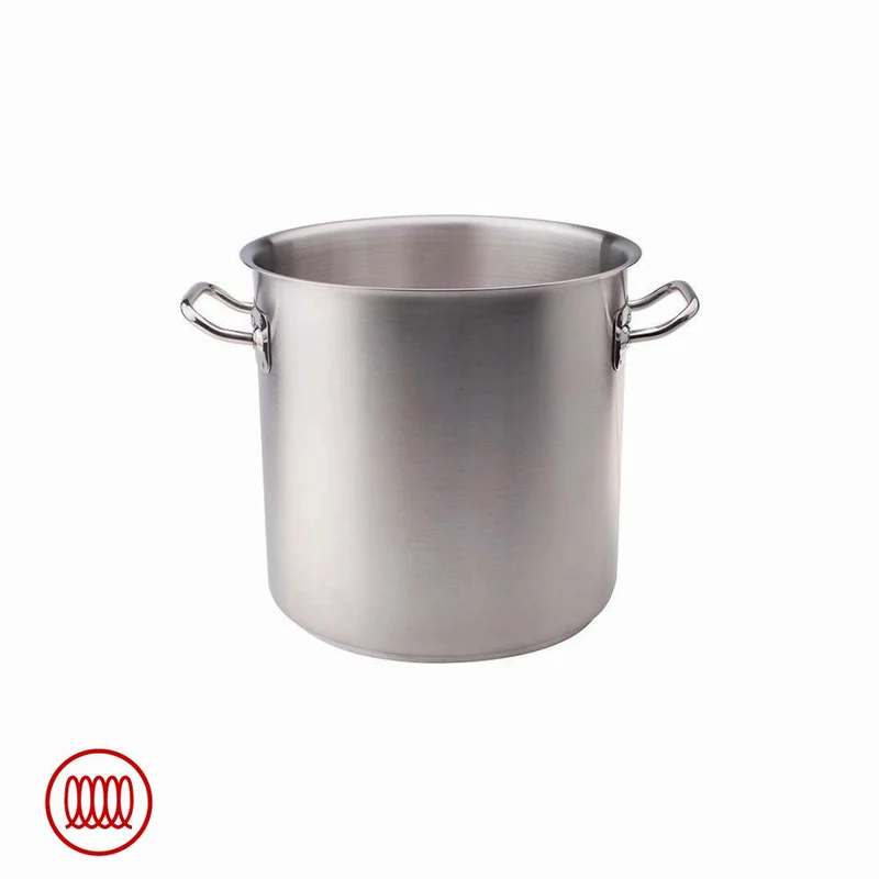 Acciaio Inox Pentola Alta Induzione Con Due Maniglie