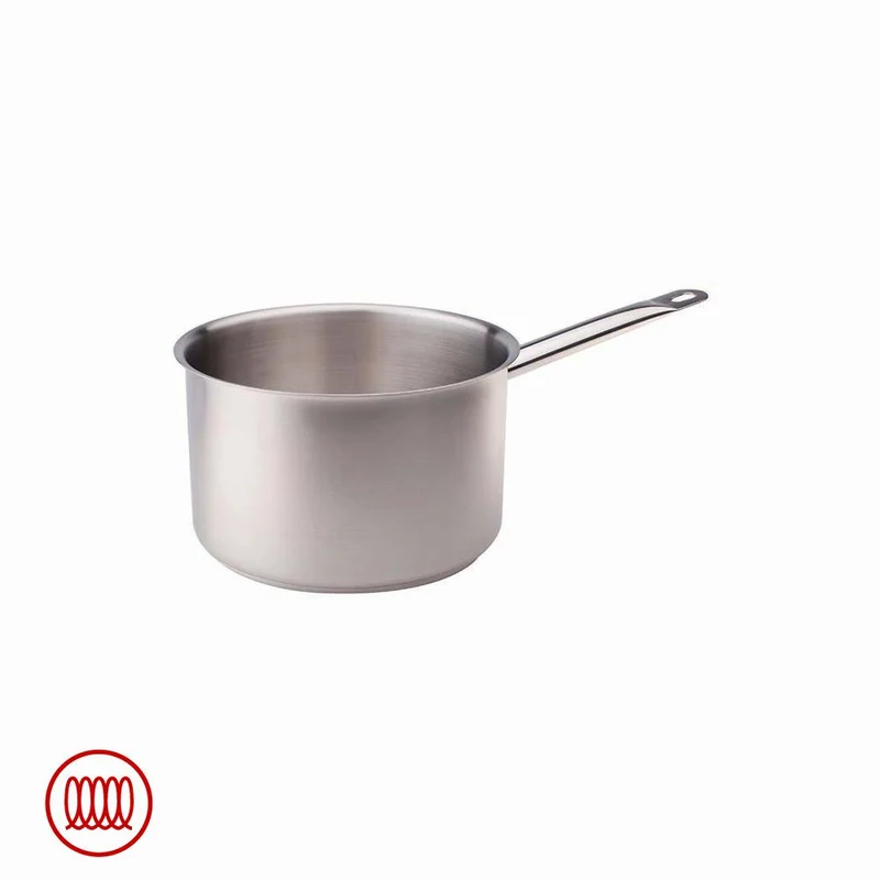 Acciaio Inox Casseruola Alta Induzione Con Manico Tubolare