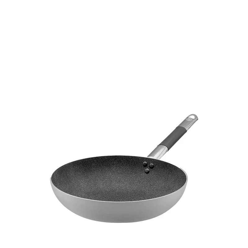 SharkSkin Padella Alta Svasata In Alluminio Antiaderente Con Manico In Acciaio Inox Cool