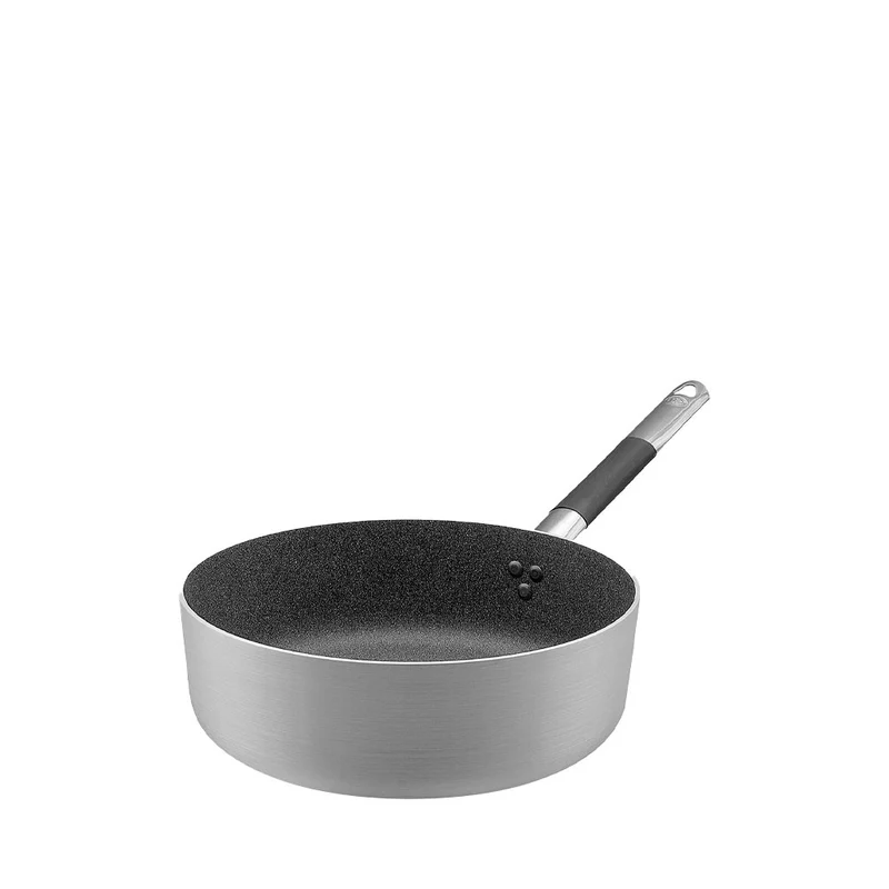SharkSkin Casseruola Bassa In Alluminio Antiaderente Con Manico In Acciaio Inox Cool
