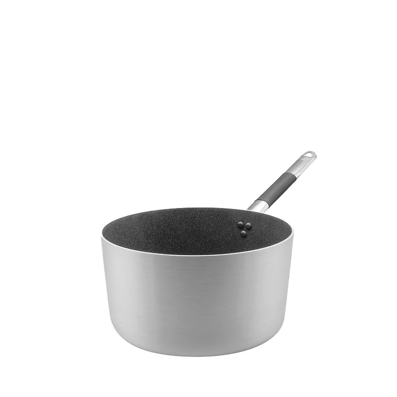 SharkSkin Casseruola Alta In Alluminio Antiaderente Con Manico In Acciaio Inox Cool