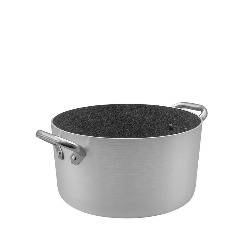 SharkSkin Casseruola Alta In Alluminio Antiaderente Con 2 Maniglie Acciaio Inox