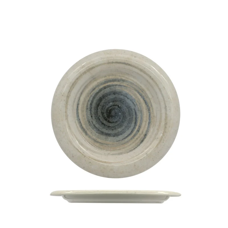 18 cm - Giotto Around Piatto Frutta In Porcellana Set 10 Pz