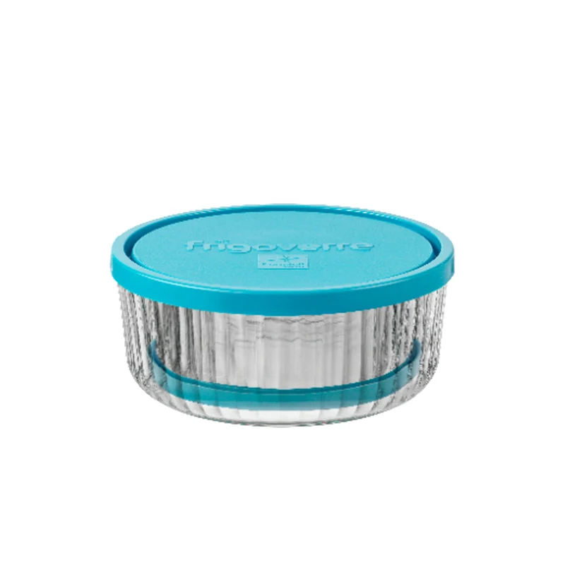 Frigoverre Brillante Set Contenitore Per Alimenti Rotondo In Vetro - Set 2 Pz