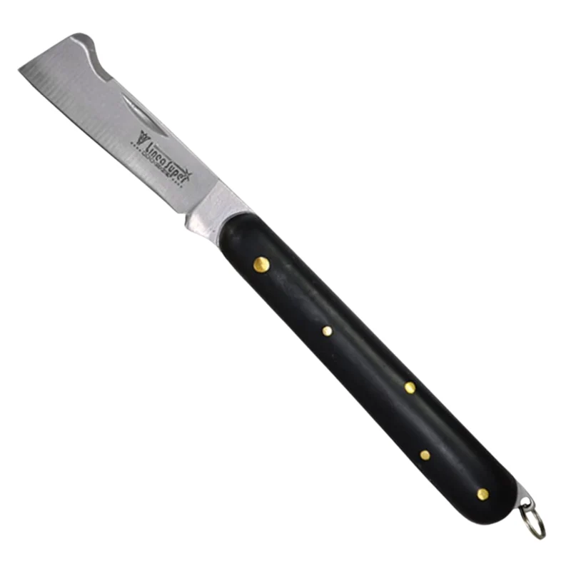 Coltello Da Innesto In Acciaio Temprato De Luca 17 Cm | Lama Affilata Professionale | Manico Ergonomico Garde