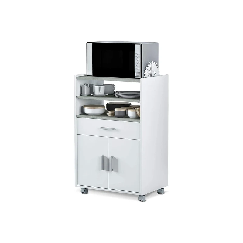 Carrello Da Cucina 2 Ante E 3 59x40x92cm