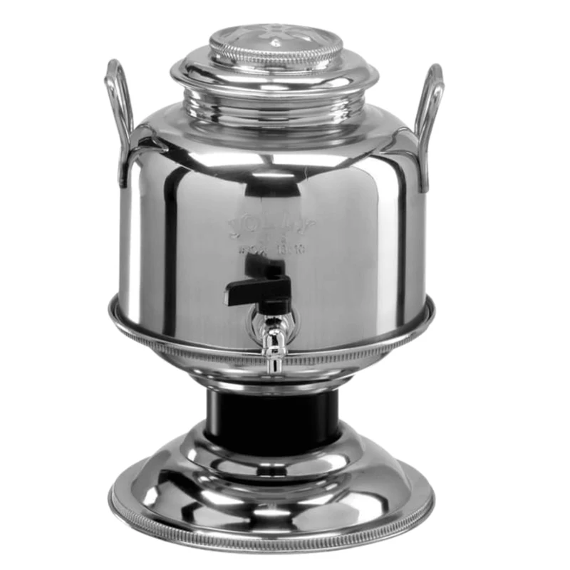 Contenitore Professionale Olivari Jolly Per Olio | Fusto In Acciaio Inox 5 Litri | Con Rubinetto E Maniglie