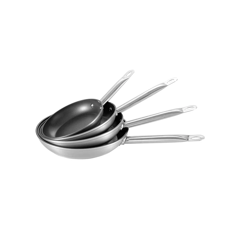Padella Antiaderente Manico Lungo D. 20cm