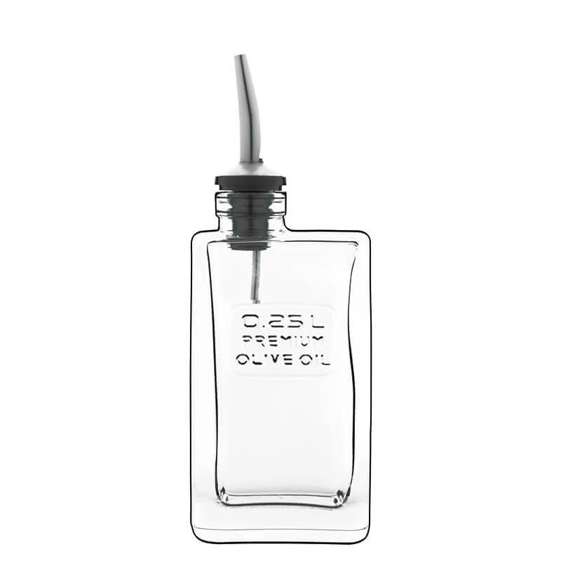 25 cl - Optima Oliera In Vetro Con Beccuccio Versatore