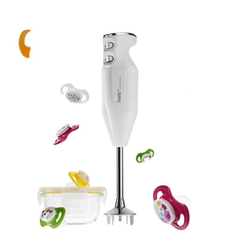200 Watt - Babyline Frullatore A Immersione In Acciaio Inox