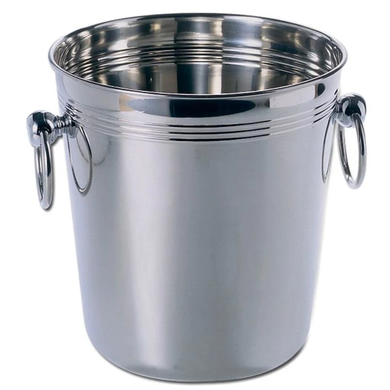 Ø 20 x H 21 cm - Secchiello Champagne In Acciaio Inox
