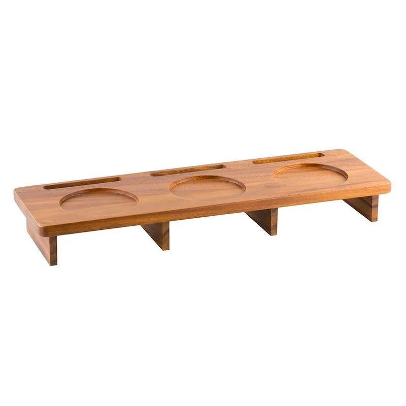 Supporto Casseruola Per 3 Casseruoline In Legno