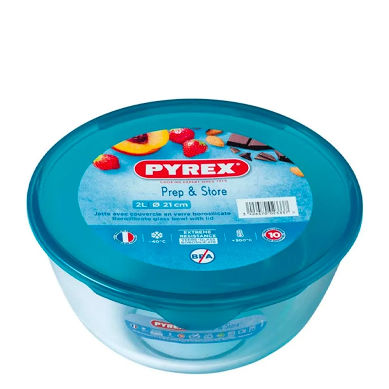 Prep & Store Coppa Multiuso Con Coperchio In Vetro Borosilicato