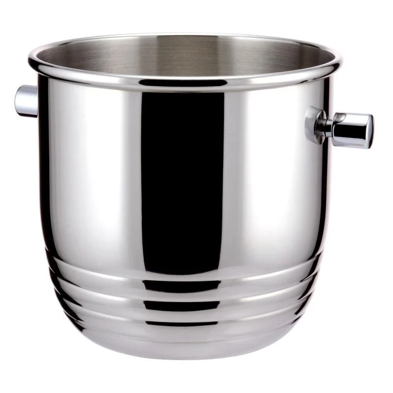Ø 22 x H 20 cm - Secchiello Champagne In Acciaio Inox