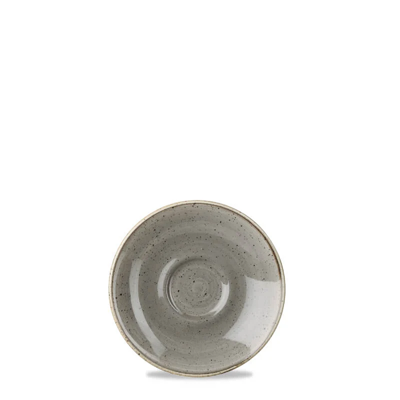 11.8 cm - Stonecast Piattino Tazzina Caffé Rotondo In Porcellana