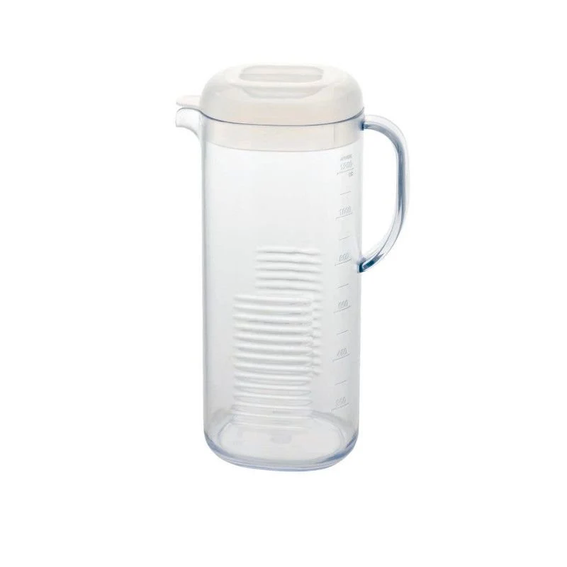 1.3 Lt - Crystal Coralia Caraffa In San Con Coperchio