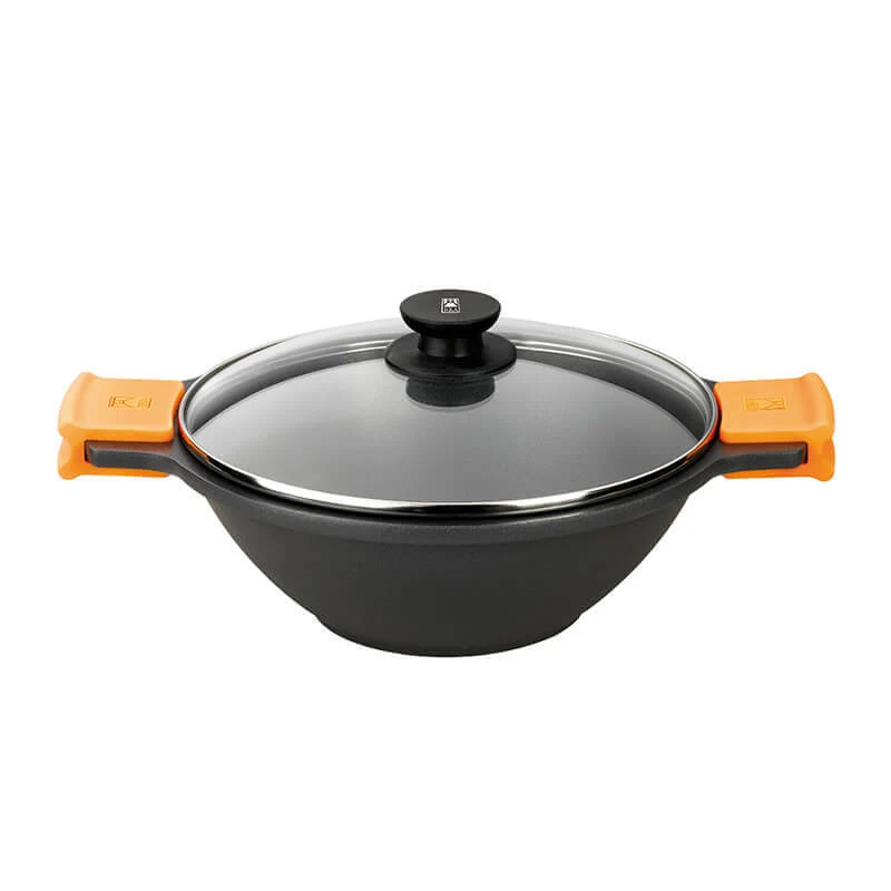 Efficient Wok In Alluminio Con Coperchio