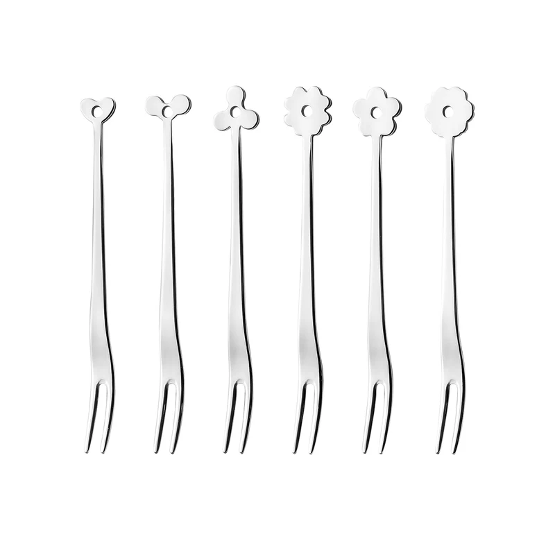 6 Forchettine Party Cadeau Assortite