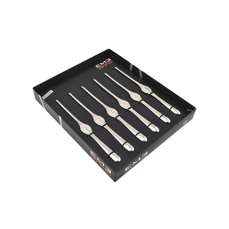 Set 6 Forchette In Acciaio Per Aragosta