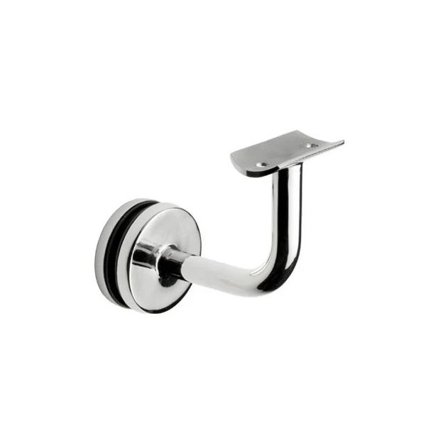 Soporte Pasamanos a Vidrio AISI-316 Brillo Ø43 mm | ST-314 BA