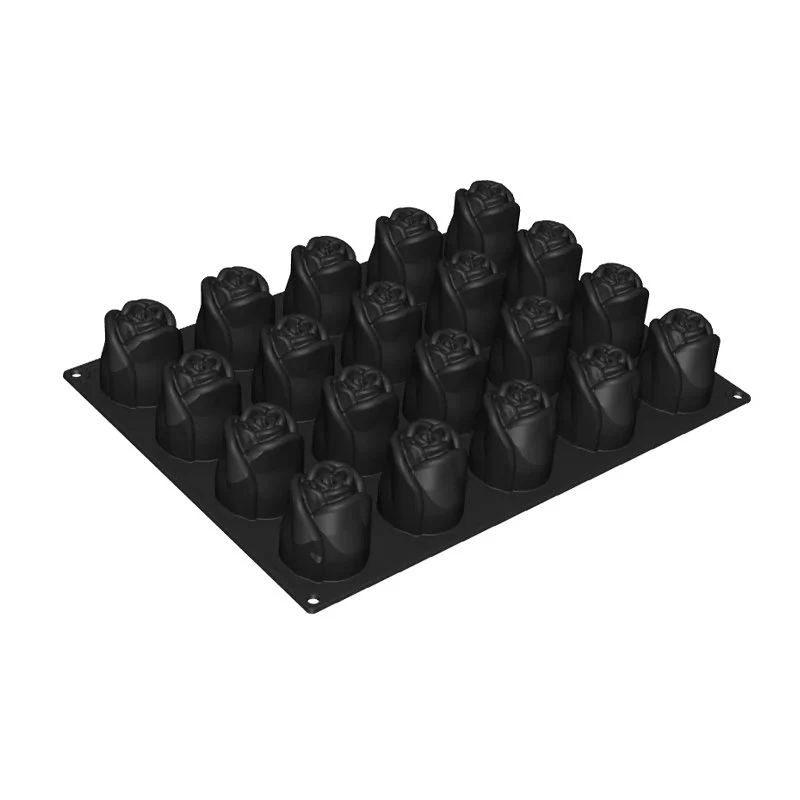 20 Forme - Romance Stampo Decorazioni Boccioli In Silicone