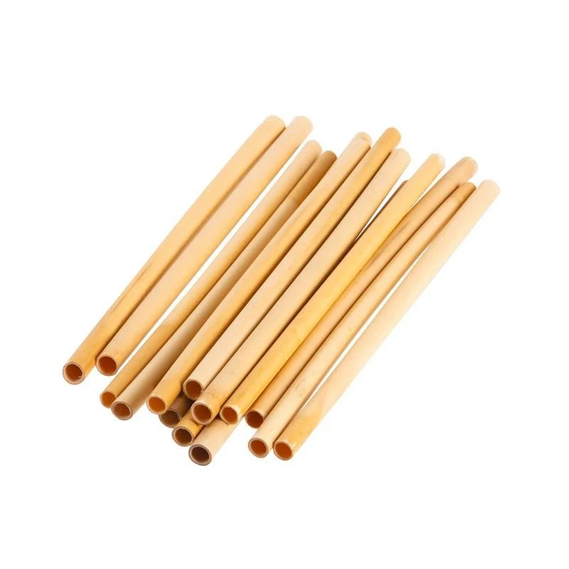 20 cm - Cannucce 6-8 mm In Bambù Set 150 Pz