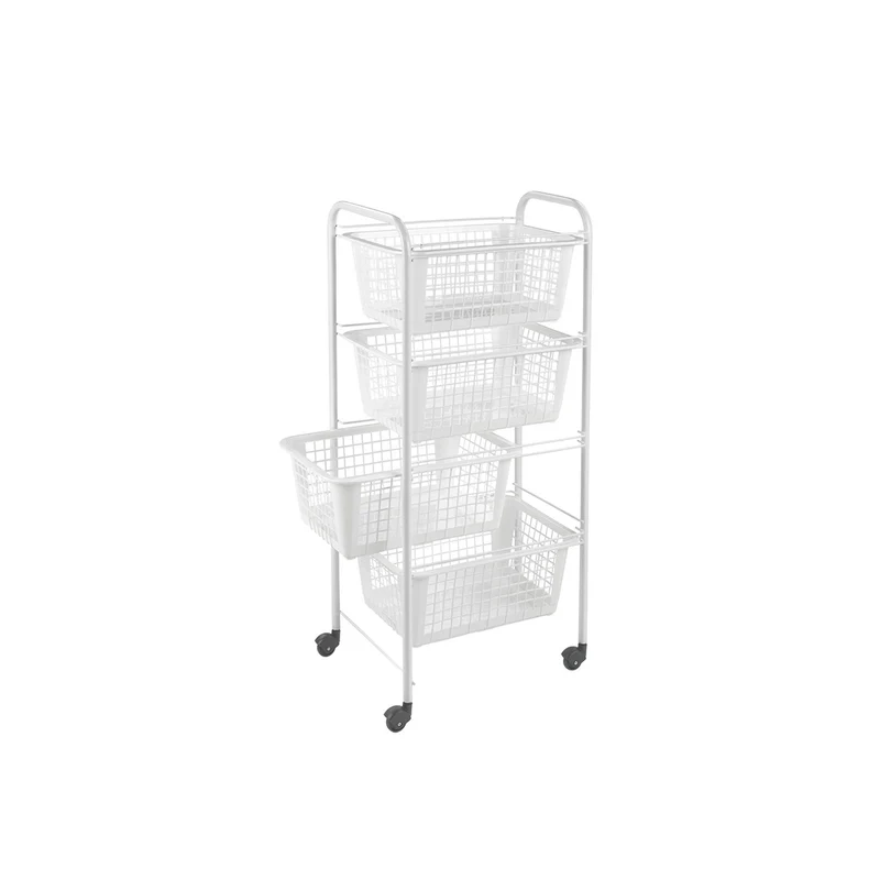 Scaffaletto 4 Piani Miami 30x38x83cm