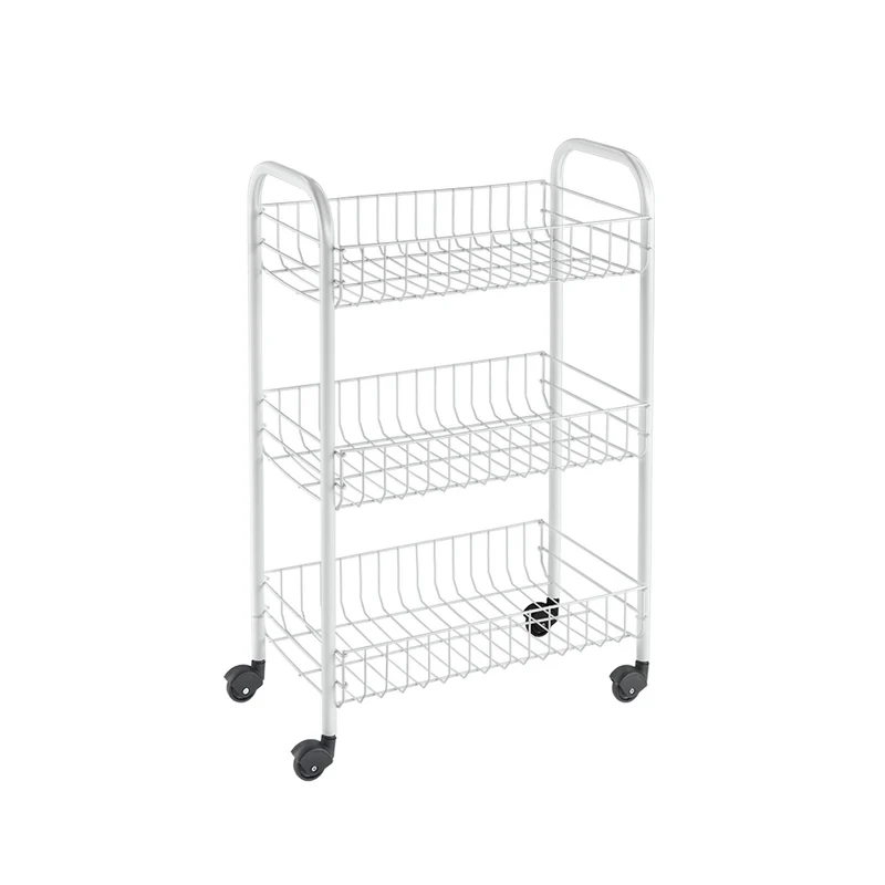 Scaffaletto 3 Piani Smontabile 41x23x63cm