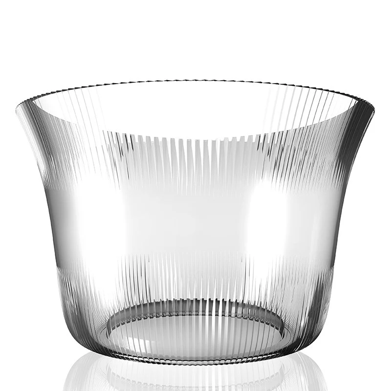 Ø 37.9 x H 24 cm - Plaza Spumantiera Per 5 Bottiglie In Acrilico