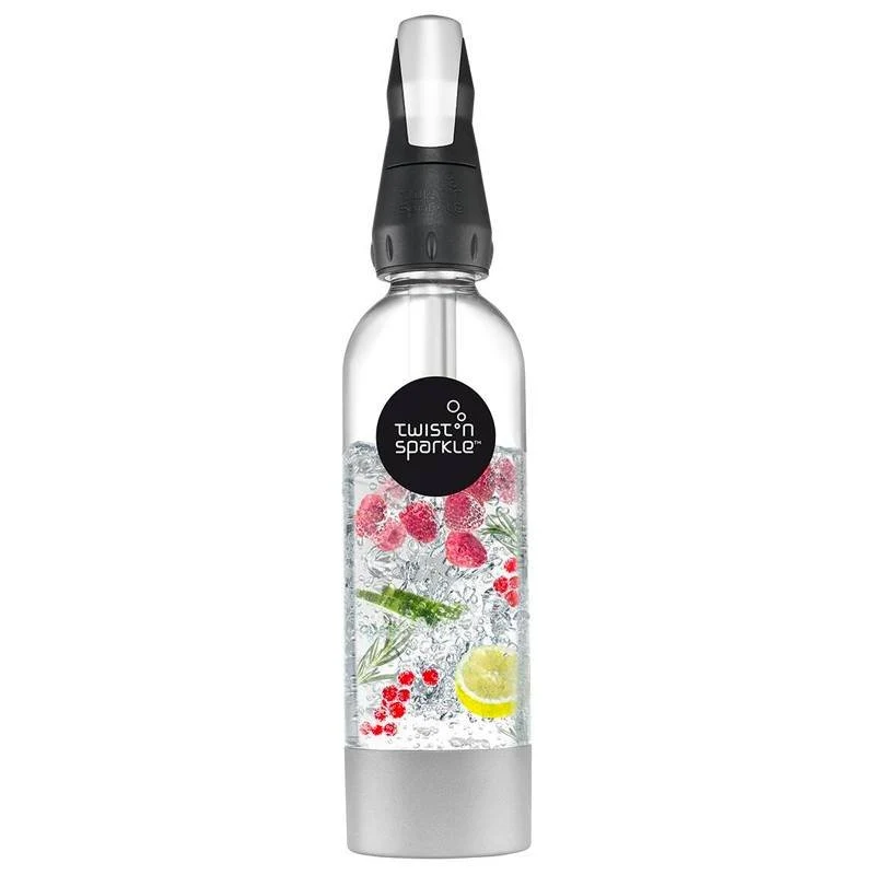1 Litro - Twist'n Sparkle Sifone Soda In Acciaio Inox