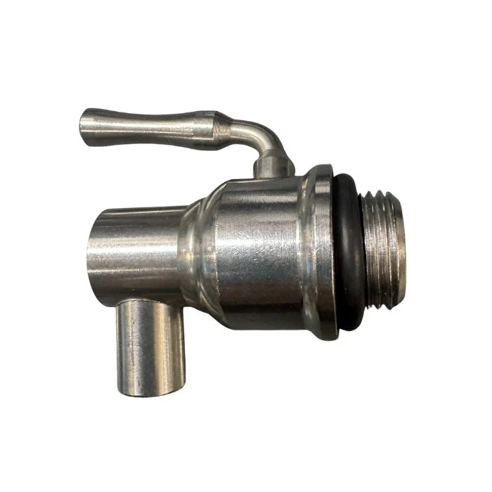 Grifo Antigoteo Palanca Inoxidable para Contenedor Vástago Aceite Caño girevole 1/2"