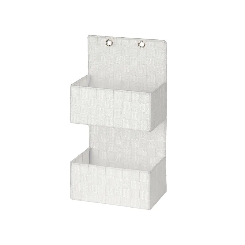 Cestino Da Appendere 2 Scomparti 25x15x48cm