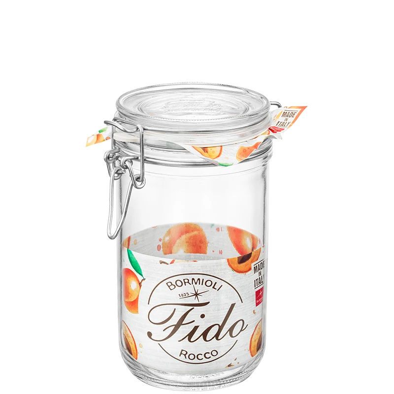 75 cl - Fido Vasetto Ermetico Cilindrico In Vetro