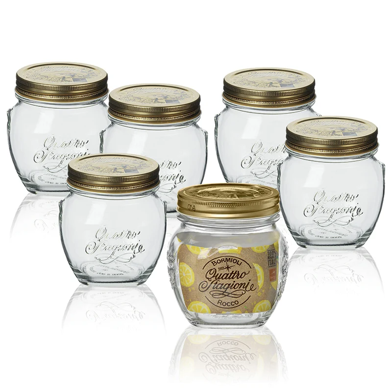 50 cl - Quattro Stagioni Vasetto Anfora - Set 6 Pz