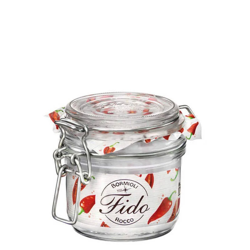 20 cl - Fido Vasetto Ermetico Cilindrico In Vetro