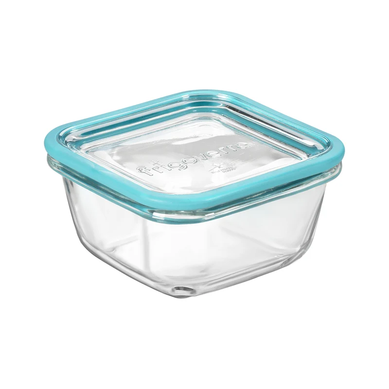 12x12 cm - Frigoverre Future Contenitore Per Alimenti In Vetro Temperato