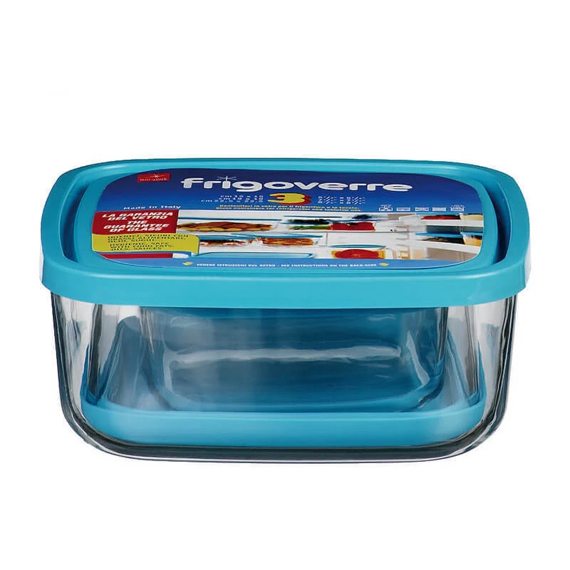 Frigoverre Classic Contenitore Per Alimenti Quadrato - Set 3 Pz