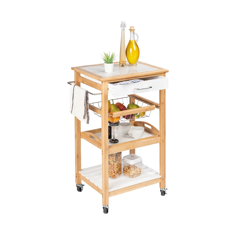 Carrello Da Cucina Finja In Bambù