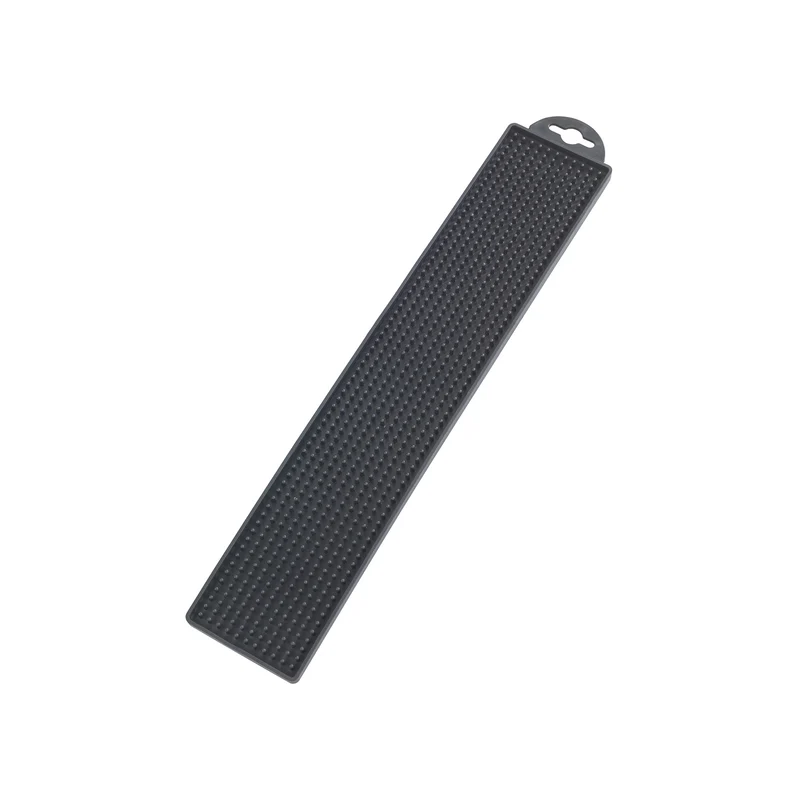 Tappetino Scolapiatti Slim Nero 42x8cm