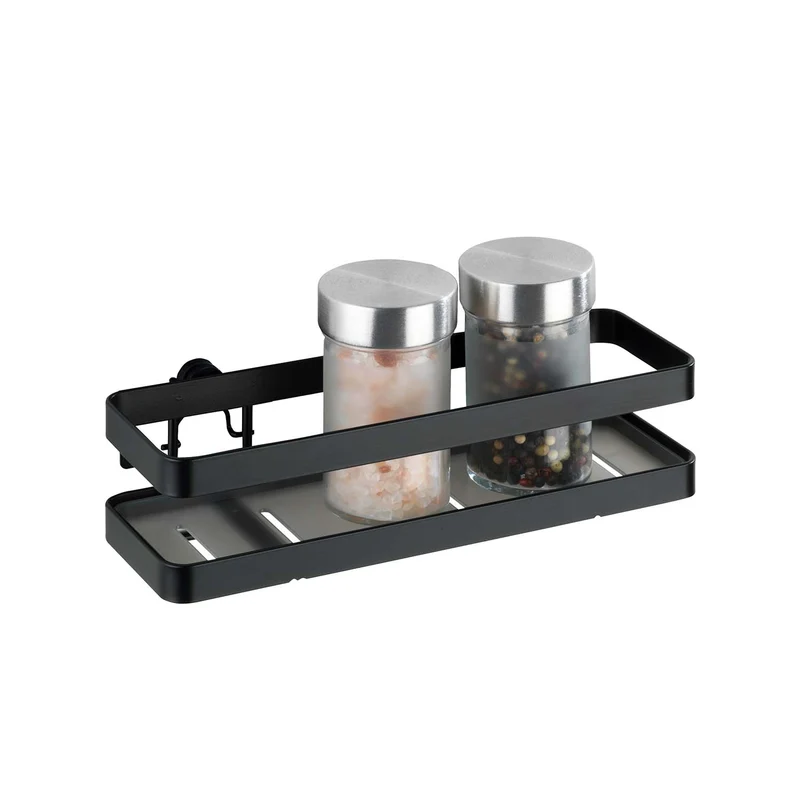 Scaffale Portaspezie In Plastica Grigio