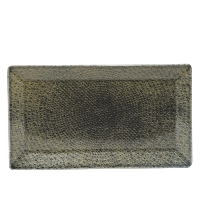29x17.5 cm - Nail Piatto Vassoio Rettangolare In Porcellana - Set 6 Pz