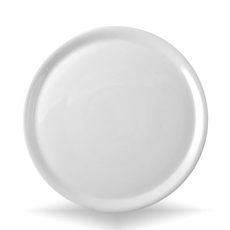 35 cm - Napoli Piatto Pizza In Porcellana - Set 6 Pz