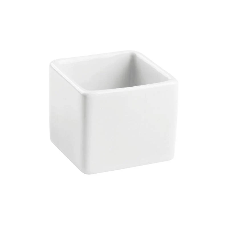 5.2x5.2 cm - Finger Food Servizio Monoporzione In Porcellana