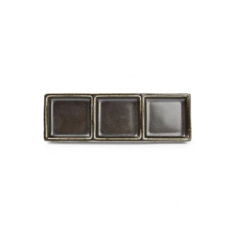 24x8 cm - Ceres Vassoio In Porcellana - Set 4 Pz