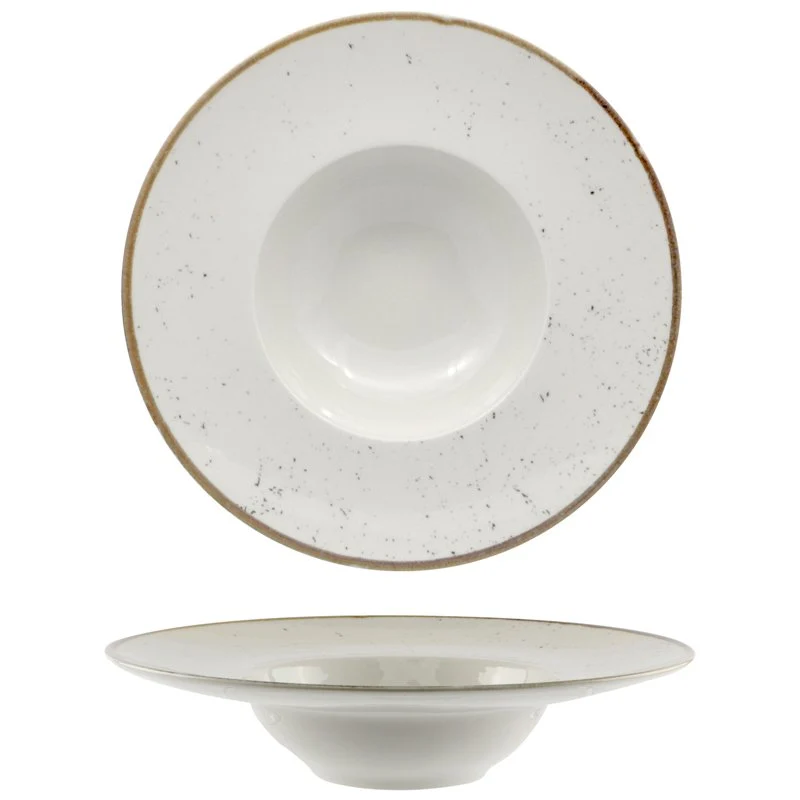27.5 cm - Stains Piatto Pasta In Porcellana - Set 6 Pz
