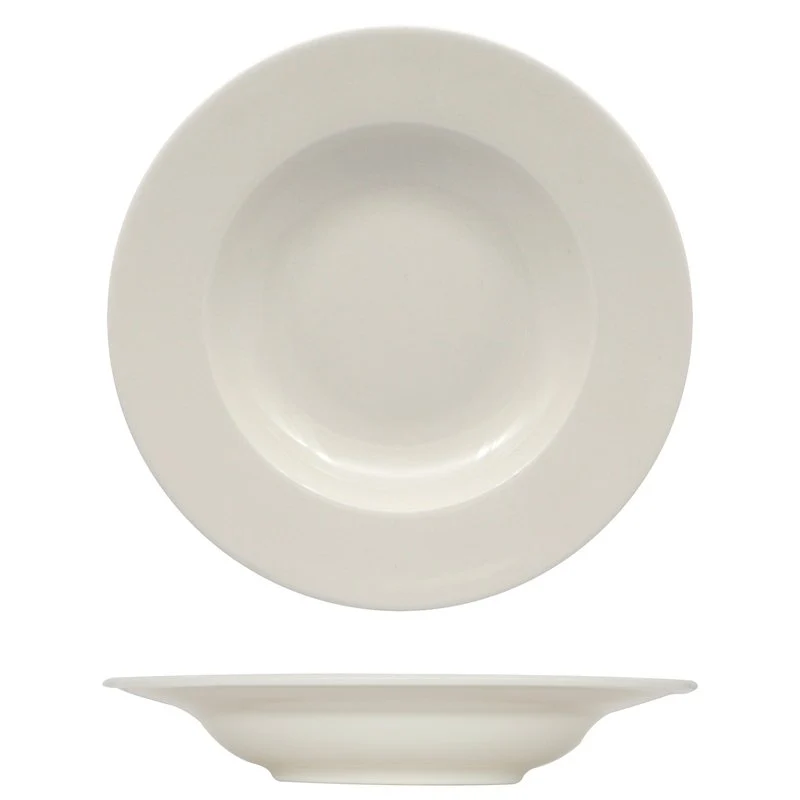 26 cm - Prime Piatto Fondo In Porcellana - Set 6 Pz
